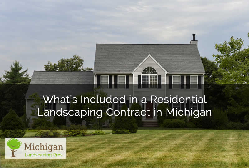 landscaping in Michigan Residential