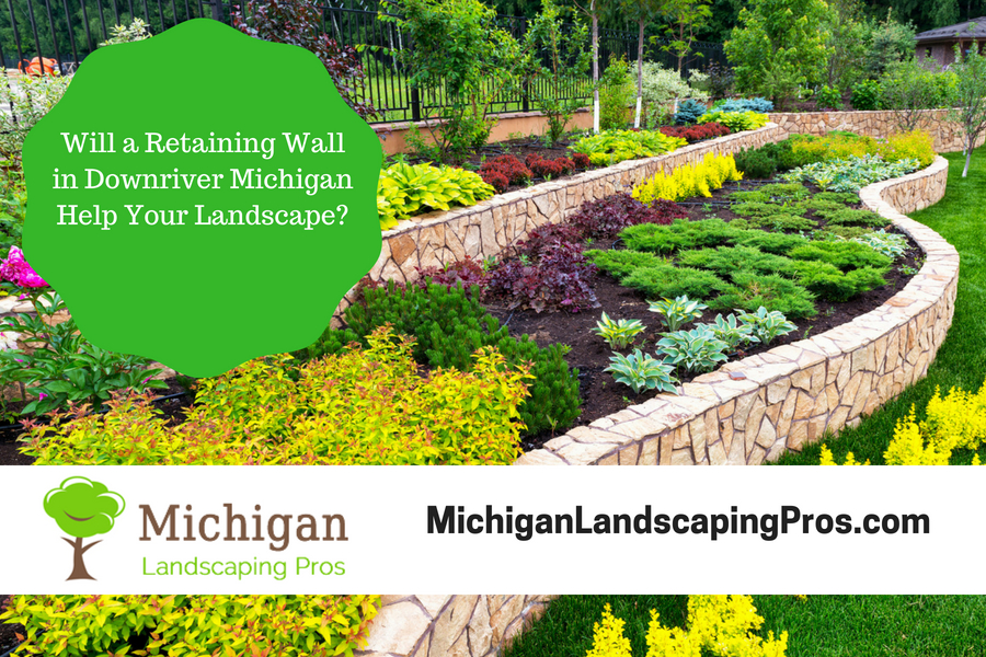 Will a Retaining Wall in Downriver Michigan Help Your Landscape?