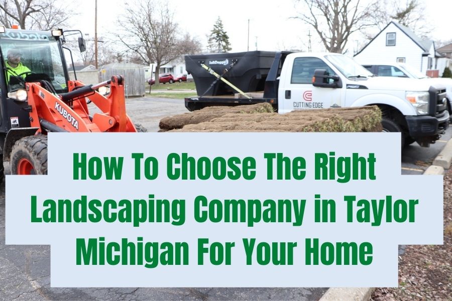 How To Choose The Right Landscaping Company in Taylor Michigan For Your Home
